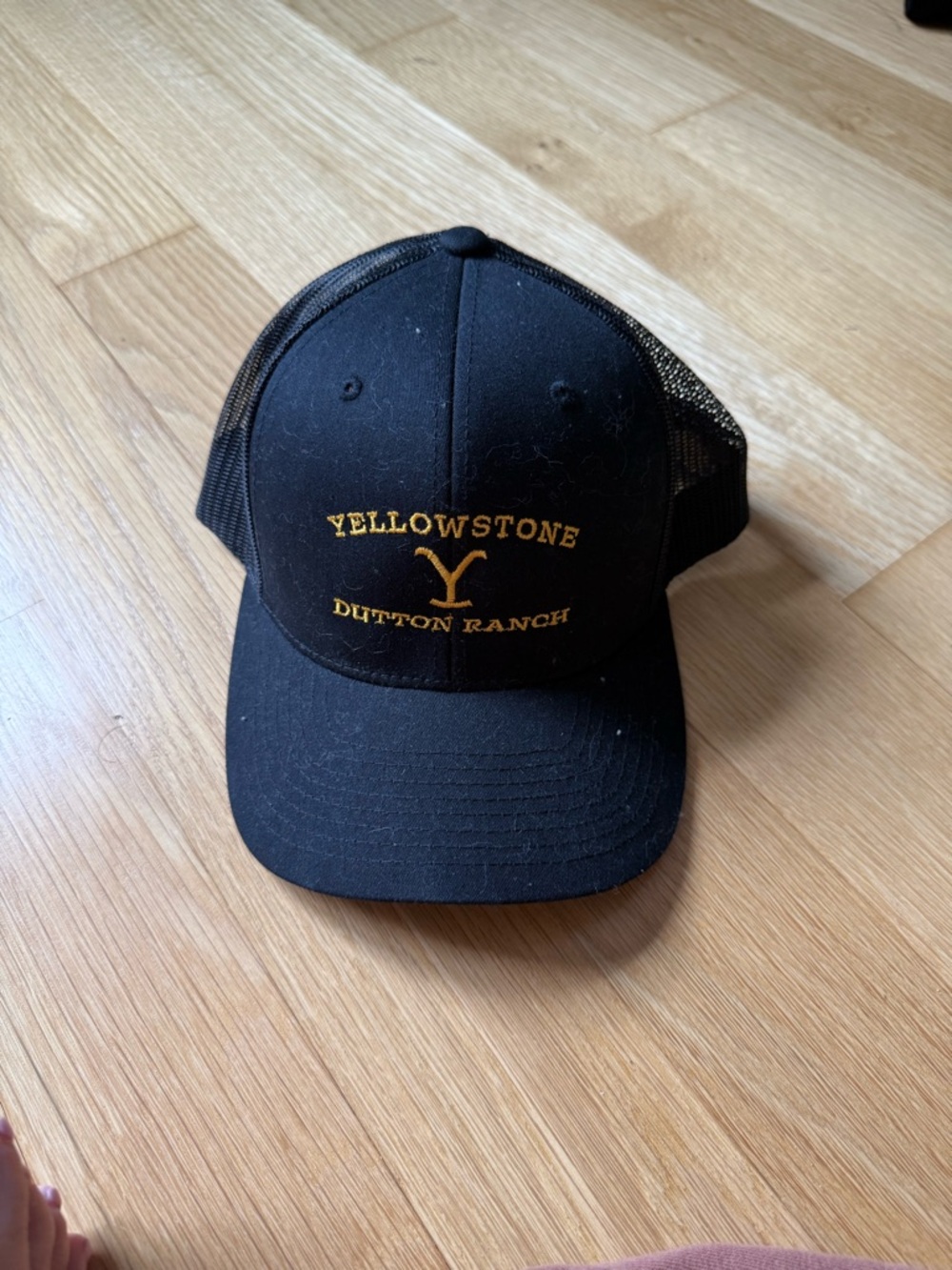 Yellowstone Dutton Ranch Black Trucker Hat